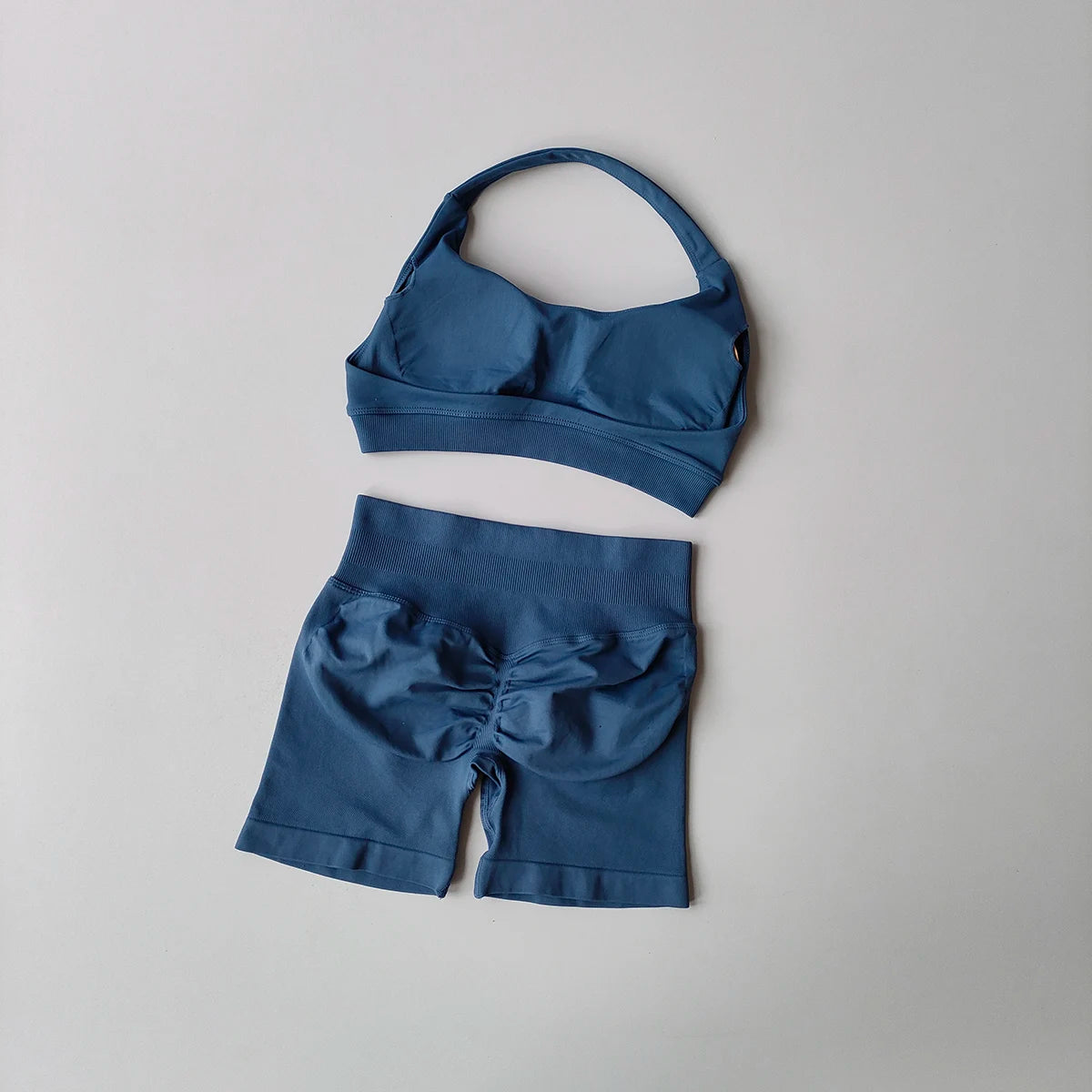 Women's 2-Piece Activewear Set (Halter Bra + Shorts)