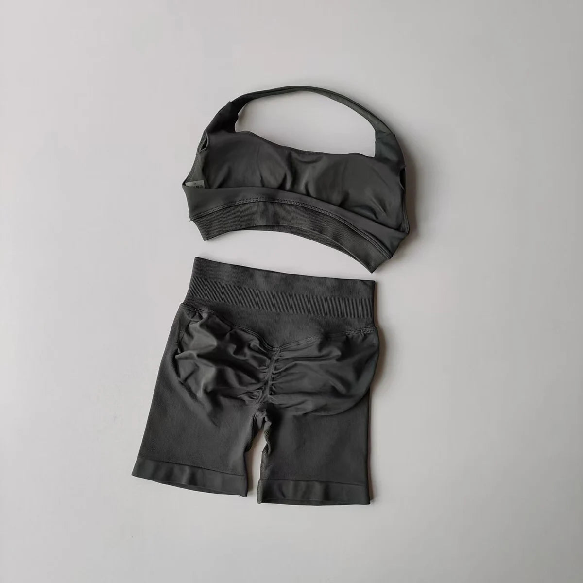 Women's 2-Piece Activewear Set (Halter Bra + Shorts)