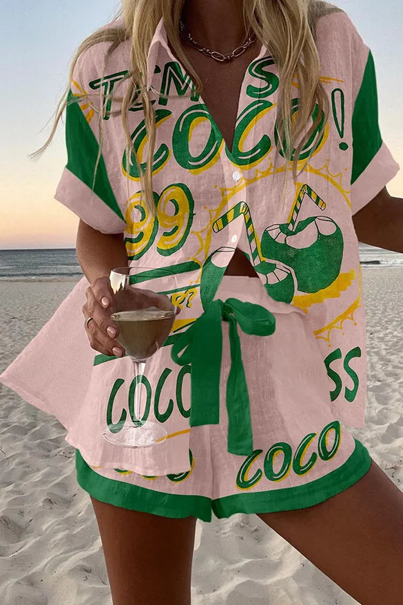 Beach Holiday 2 Piece Set Women