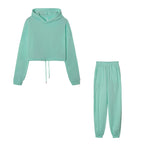 Winter Tracksuit Women Two Piece Set