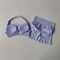 Women's 2-Piece Activewear Set (Halter Bra + Shorts)