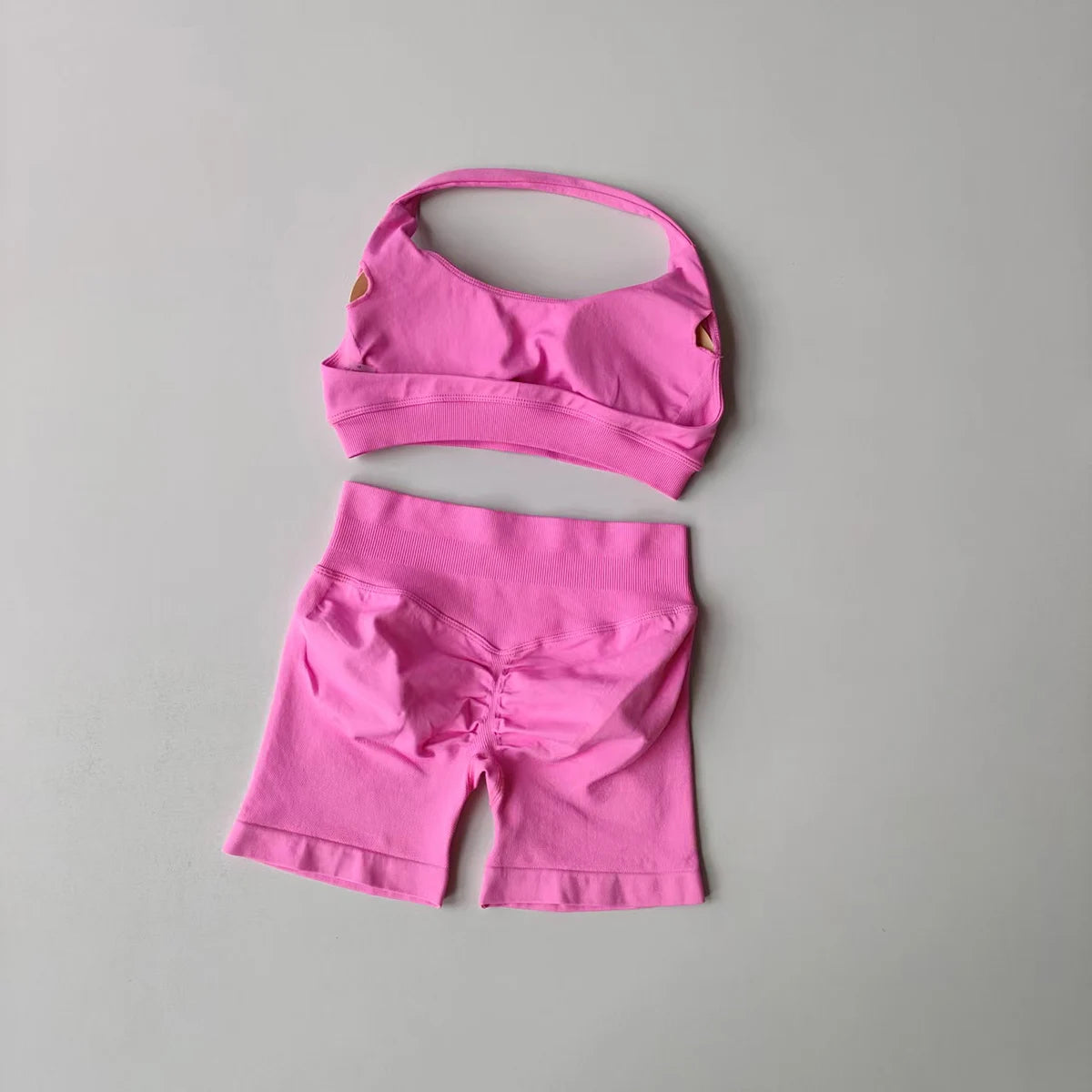 Women's 2-Piece Activewear Set (Halter Bra + Shorts)